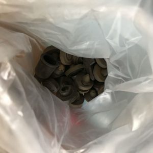Blandade gummipackningar nipplar